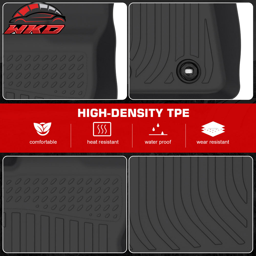 For 24-25 Subaru Crosstrek All Weather 3D Molded TPE Floor Mat Liner & Trunk Mat