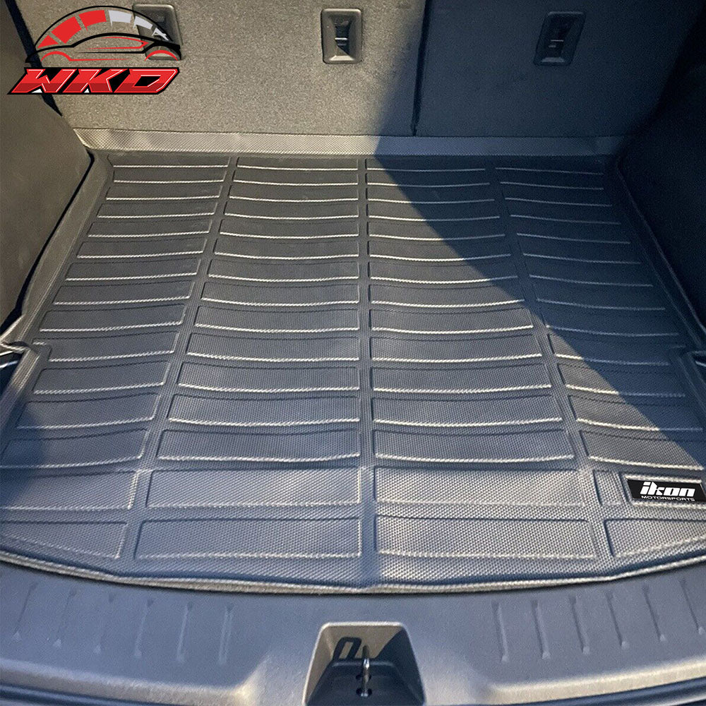 Fits 19-25 Chevy Blazer Heavy Duty 3D Molded Floor Mats + Trunk Mat Liner TPE