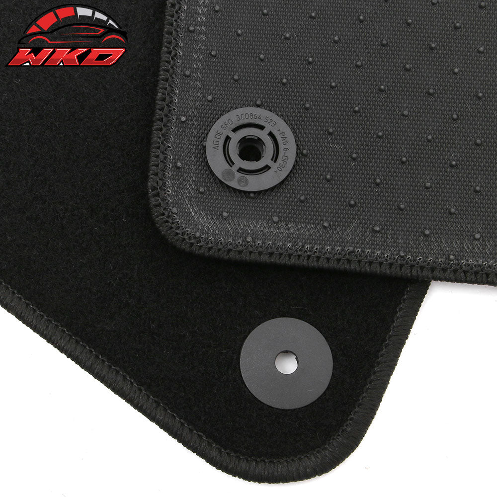 Fits 24-25 Porsche Cayenne Coupe Anti-Slip Floor Mats Carpets Nylon 4PCS Black