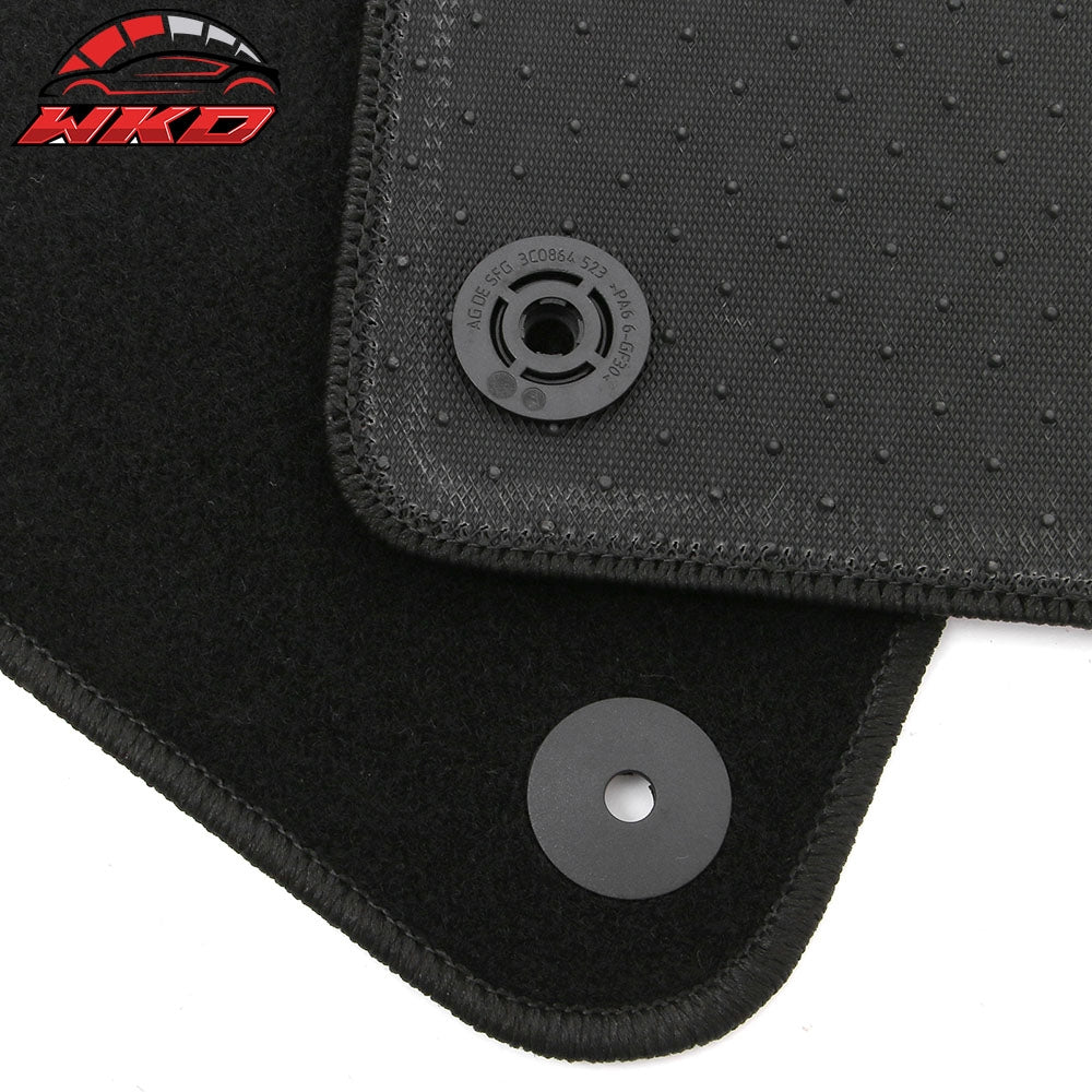 Fits 24-25 Porsche Cayenne Coupe Anti-Slip Floor Mats Carpets Nylon 4PCS Black