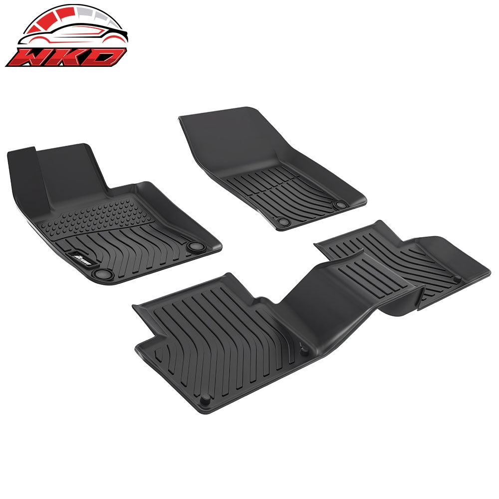 Fits 19-25 Volvo S60/19-21 V60 Floor Mats TPE Carpet All Weather Custom 3D Liner