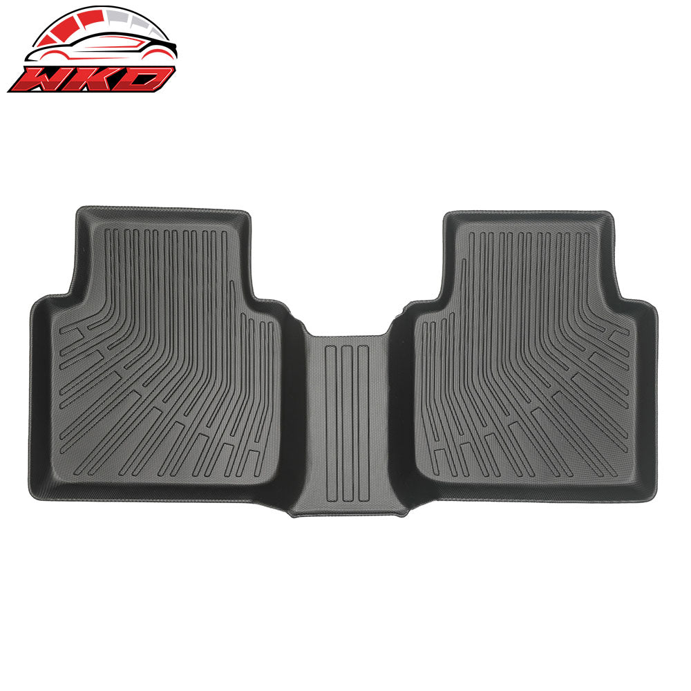 Fits 2025 Volkswagen Tiguan Floor Mats TPE All Weather 3D Heavy Duty Carpets