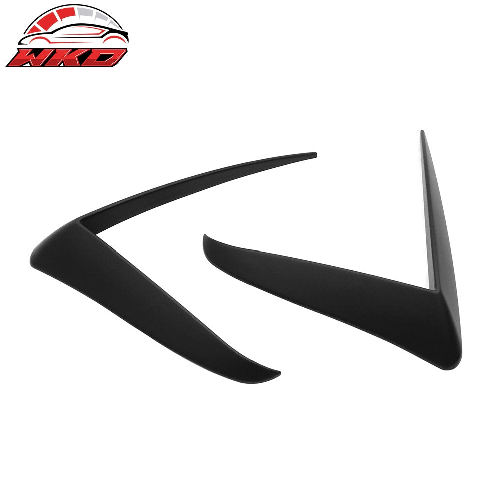 25-26 Tesla Model Y Juniper Fog Light Eyelid Trim Matte Black Lamp Frame | Wholesale - Wikond Auto