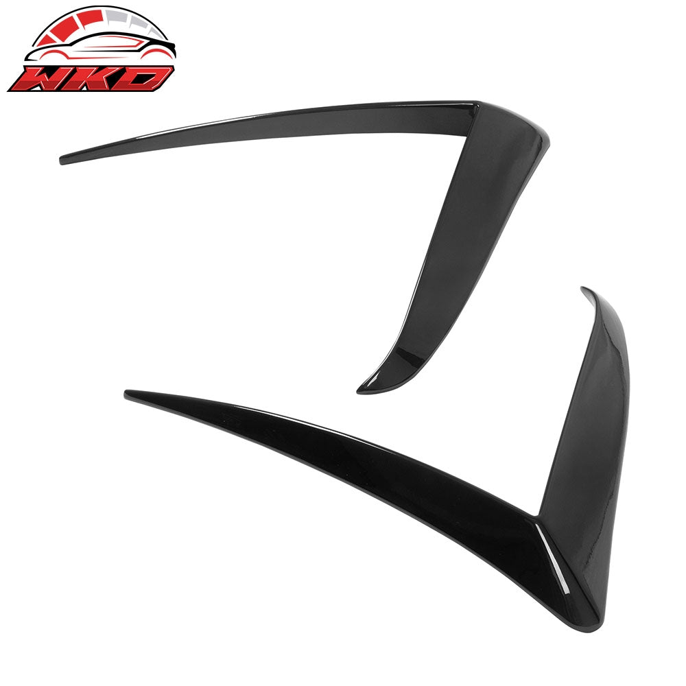 25-26 Tesla Model Y Juniper Fog Light Eyelid Trim Gloss Black Lamp Frame | Wholesale - Wikond Auto