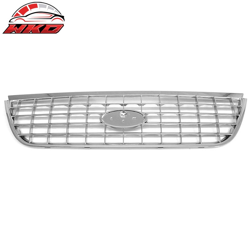 Fits 02-05 Ford Explorer Chrome Cross Bar Insert Front Upper Grille Replacement