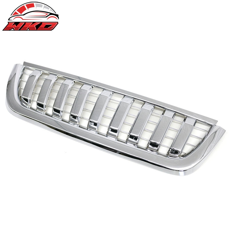 Fits 2002-2005 Ford Explorer Chrome Front Bumper Upper Grille Grill Replacement