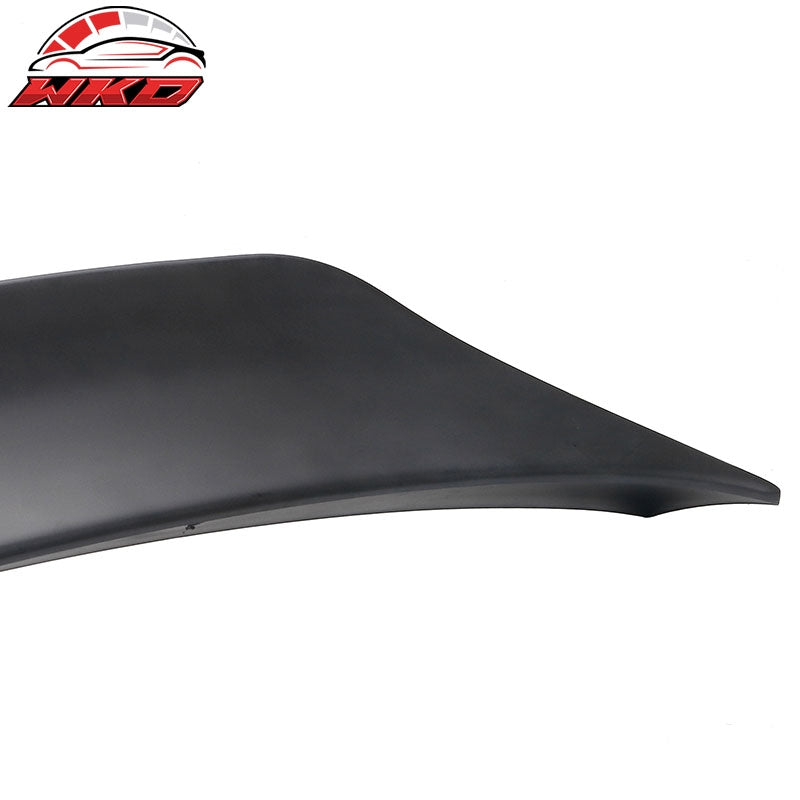 Fits 20-24 Ford Explorer Matte Black Duckbill Style Trunk Spoiler Middle Lip ABS
