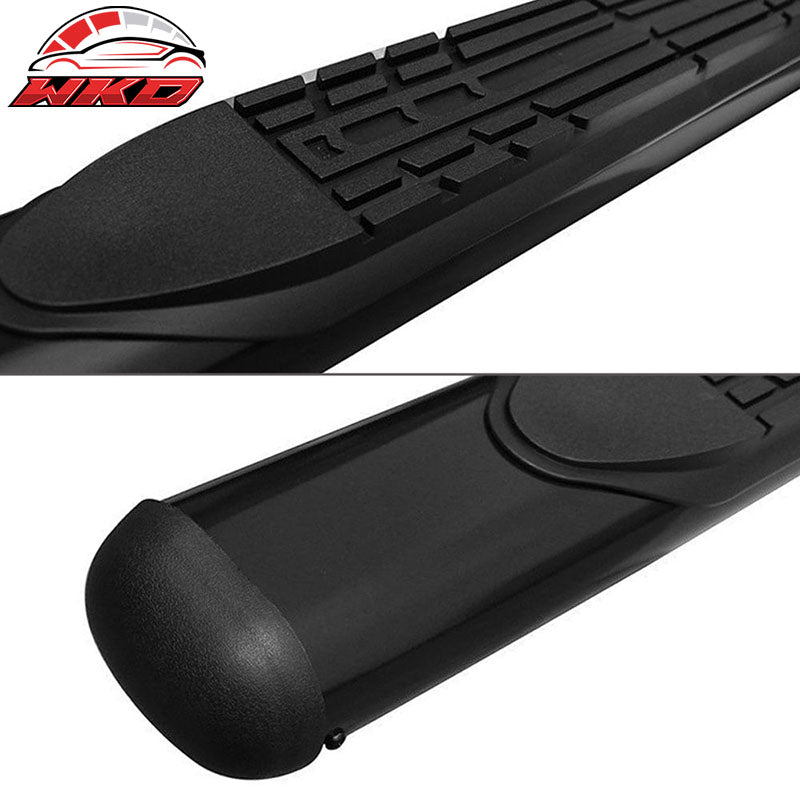 Fits 15-22 Ford F150 Super Extended Cab 4" Oval Side Step Nerf Bar Running Board