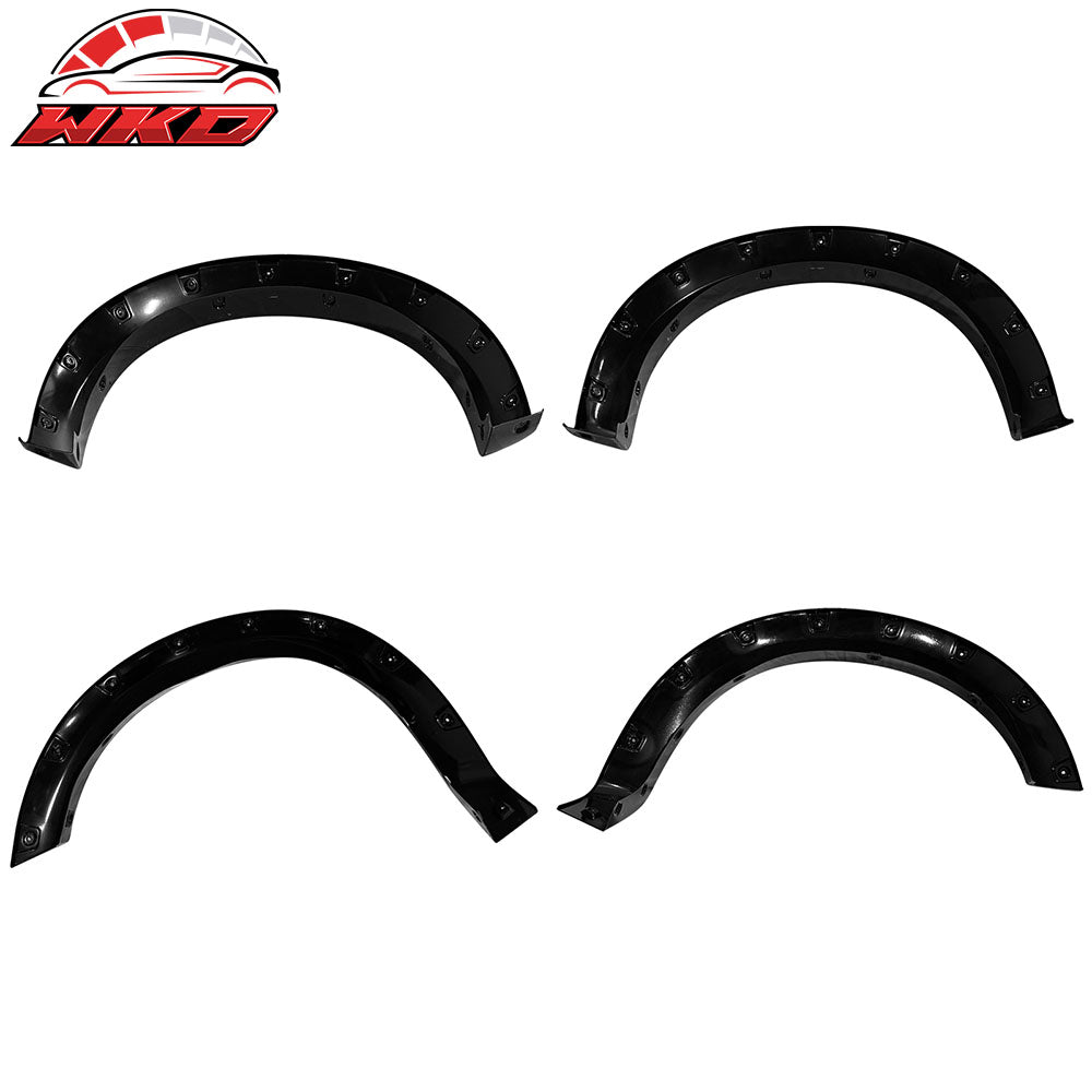 Fits 09-14 Ford F150 SVT Raptor Rivet Bolt Style Wheel Fender Flares Smooth ABS