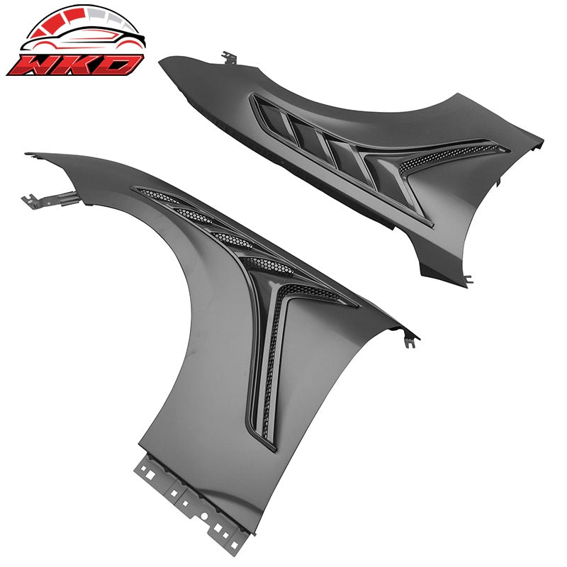 Wholesale 24-26 Ford Mustang Front Bumper Cover + Hood + Fender GTD Style (Gloss Lip) - Wikond Auto