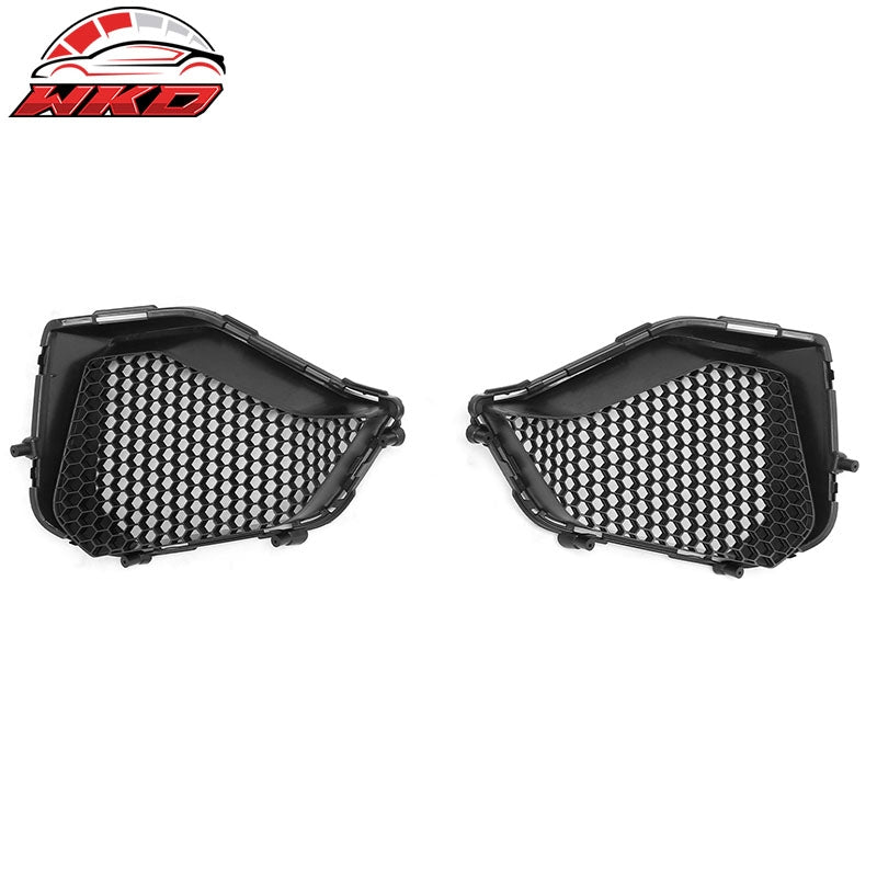 Fits 24-26 Ford Mustang GT Fog Light Cover Shelby Super Snake Style Gloss Black