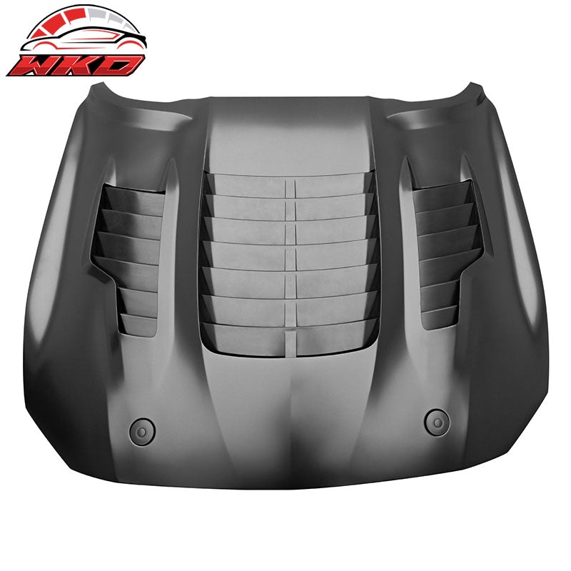 Fits 18-23 Ford Mustang GT500KR Style Front Hood Engine Cover Bonnet Aluminum