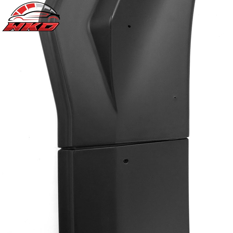 Fits 21-26 Ford Mustang Mach-E IKON Style 3PCS Front Bumper Lip PP Matte Black