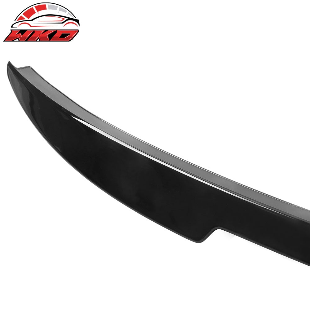 Fits 21-25 Ford Mustang Mach-E IKON Style Gloss Black MID Rear Trunk Spoiler ABS