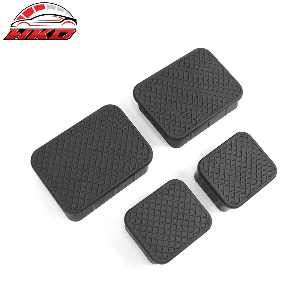 Fits 21-25 Ford Bronco 2/4 Door Front Axle Plug Crash Bar End Caps Black TPE 4PC