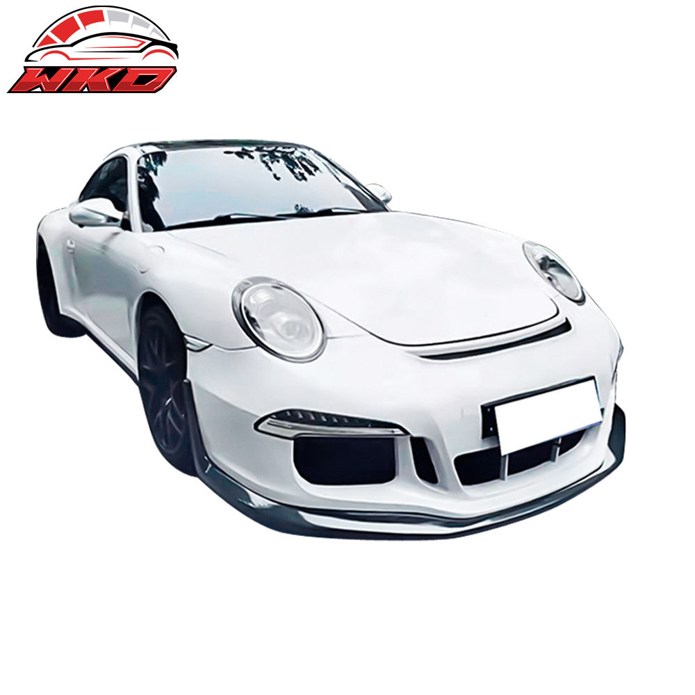Fits 05-12 Porsche Carrera 911 997 to 991 GT3 RS Style Front Bumper Cover w/ DRL