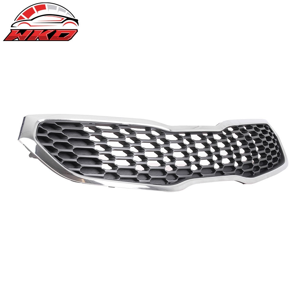 Fits 14-16 Kia Forte& Forte5 OE Style Front Bumper Grille Mesh Grill Assembly