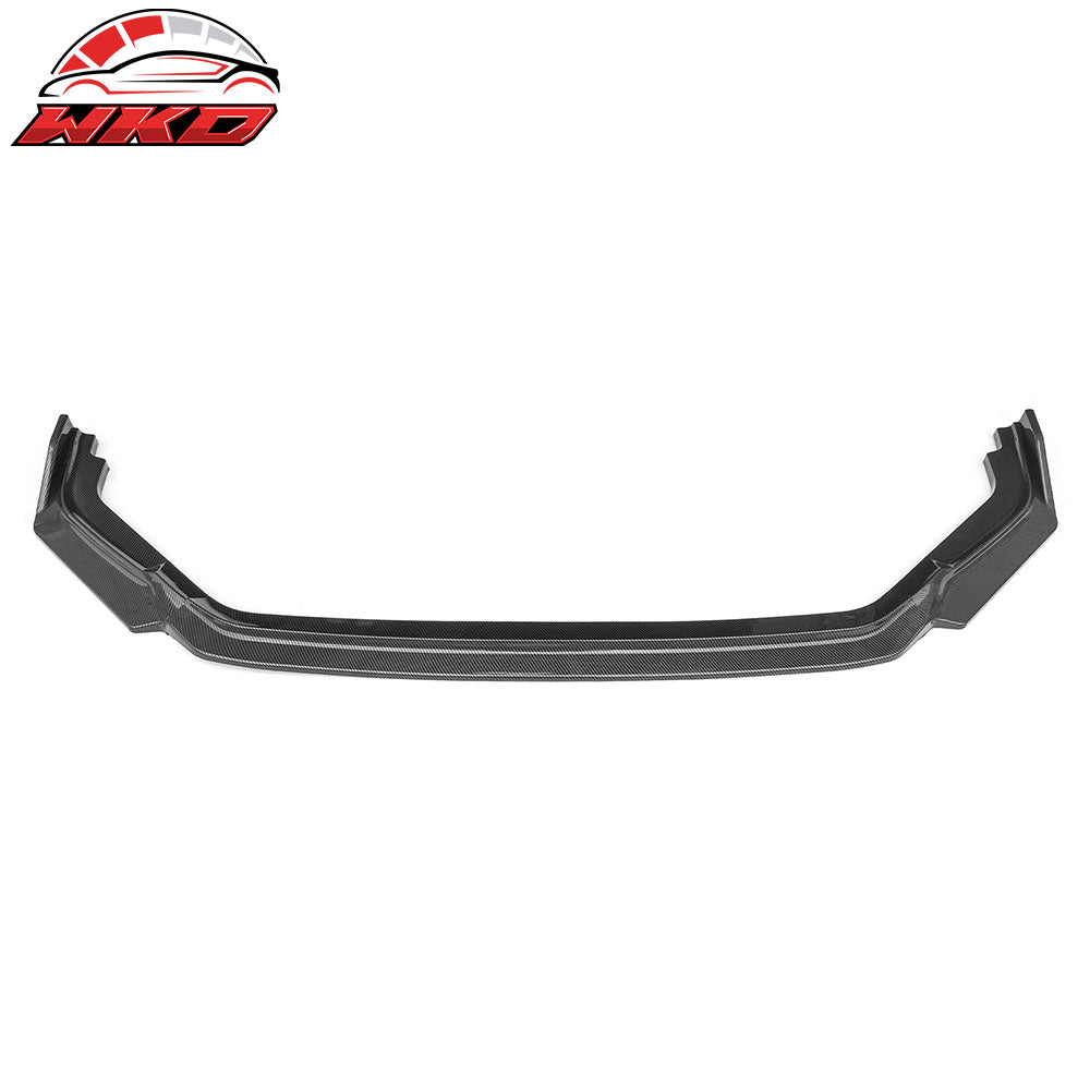 Fits 23-25 Civic FL5 Type R Hatchback AK PP Front Bumper Lip Carbon Fiber Print