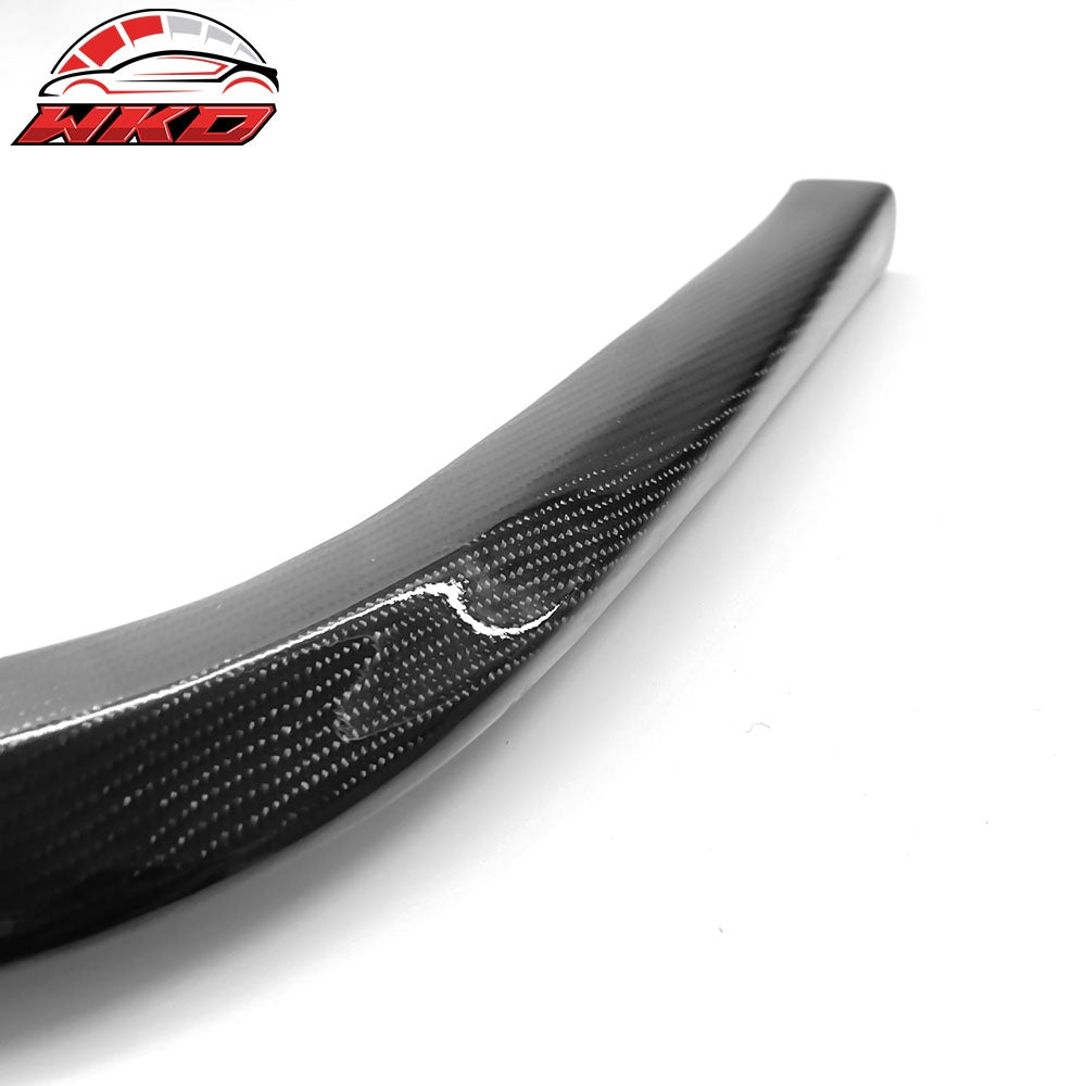 Universal Fitment CS STI Style Carbon Fiber Black Front Bumper Lip Chin Spoiler