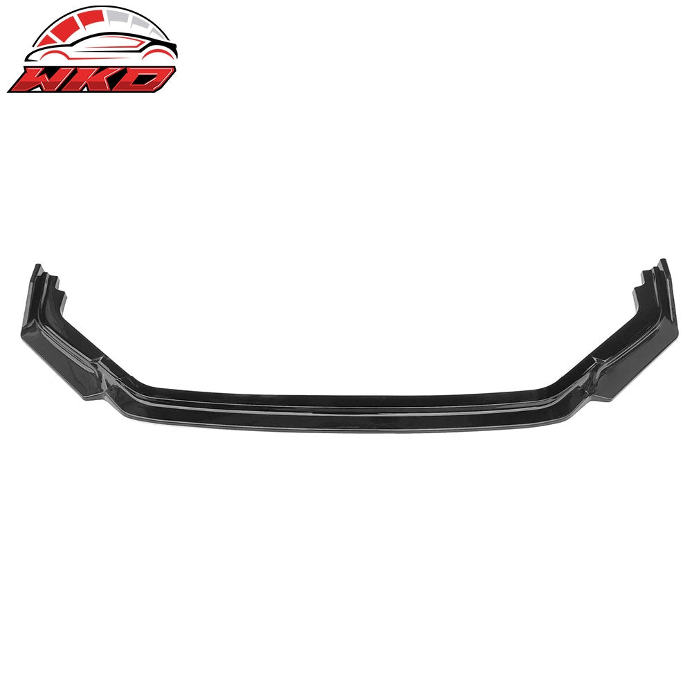 Fits 23-25 Honda Civic FL5 Type R Hatchback AK PP Front Bumper Lip Gloss Black