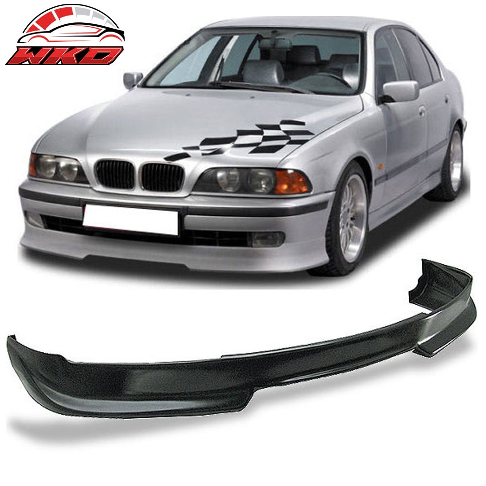 Fits 97-00 BMW E39 5 Series Front Bumper Lip Spoiler Unpainted - PU