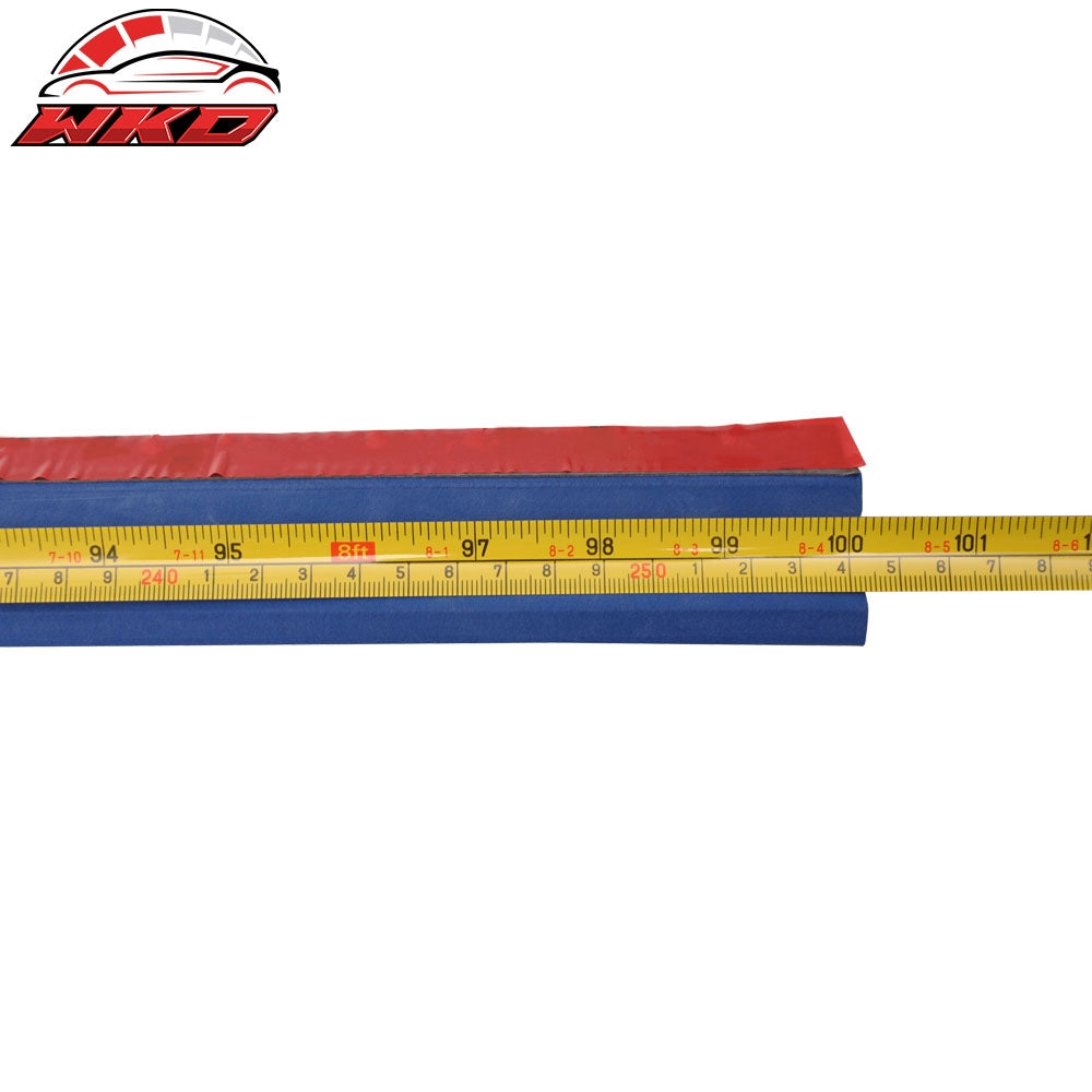 3M Tape Adhesive Front Bumper Lip Splitter Quick Chin 100 Inch 8.5 FT Matte Blue