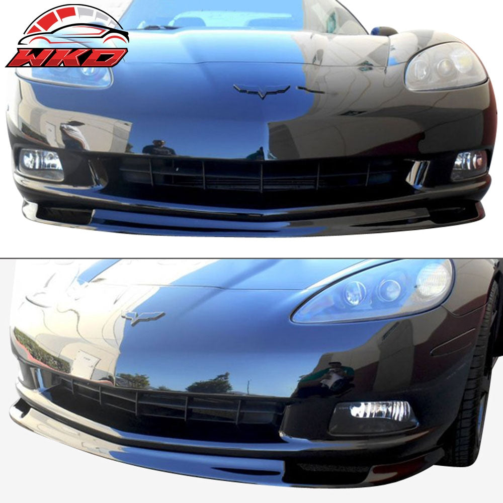 Fits 05-13 Chevy Corvette C6 ZR1 Style Lip For Base V6 Models - Version 2