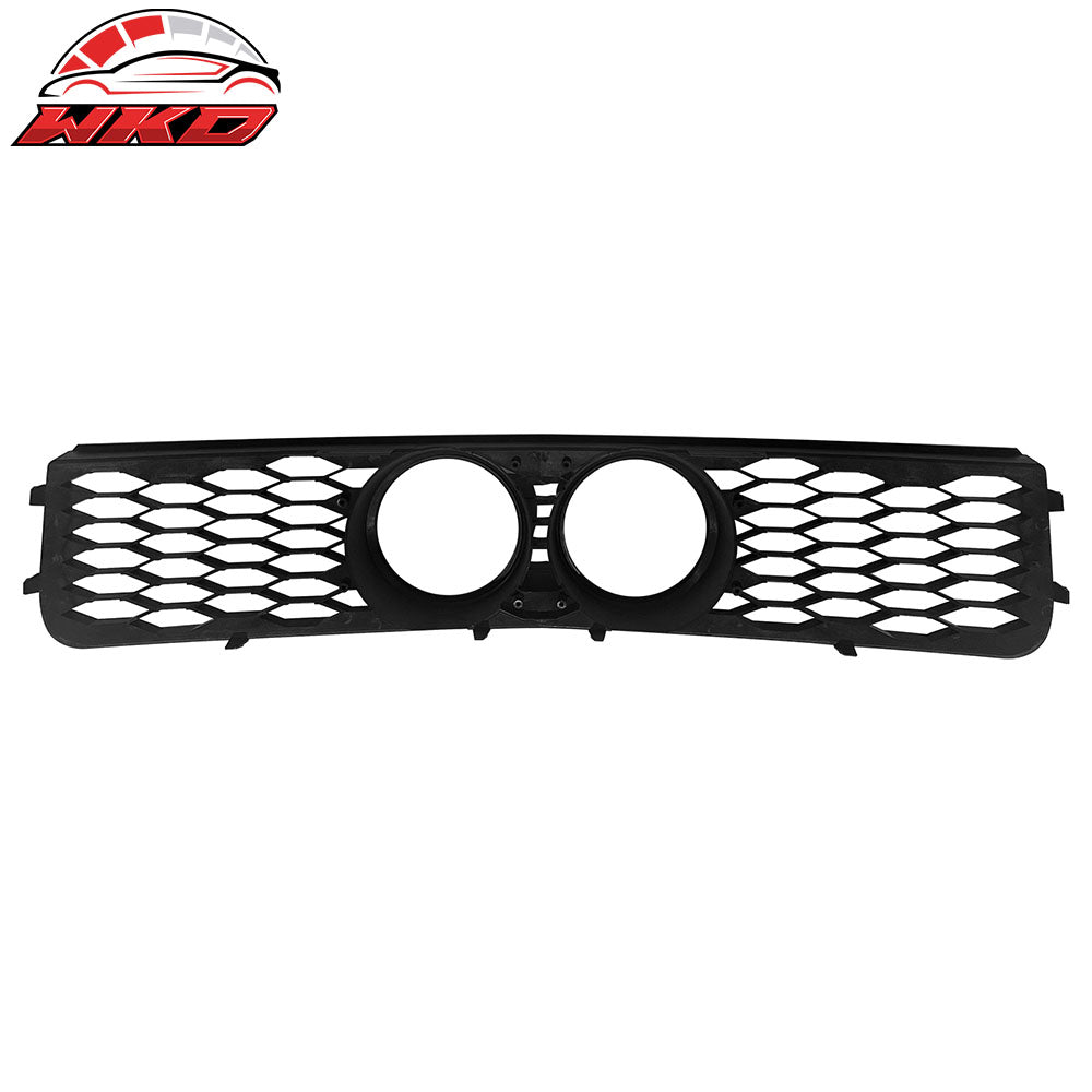 Fits 05-06 Mustang Honeycomb Style Front Bumper Upper Grille W/ Foglight Hole PP