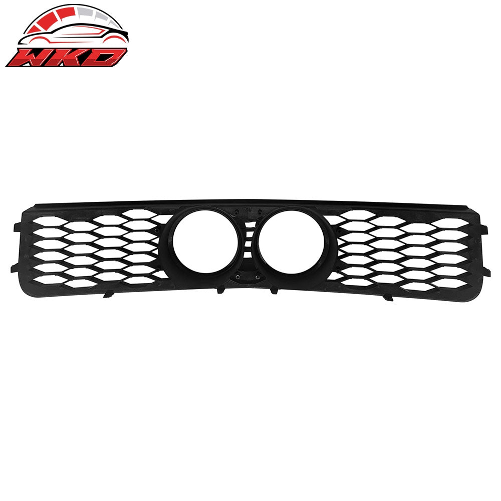 05-06 Mustang Honeycomb Style Front Bumper Upper Grille W/ Foglight Hole PP | Wholesale - Wikond Auto