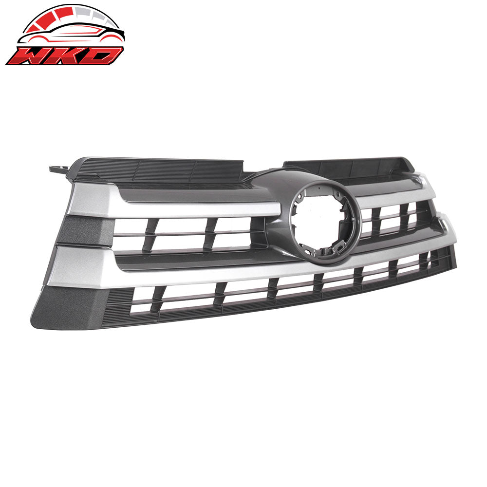 Fits 17-19 Toyota Highlander ABS Front Bumper Upper Grille Cover - OE Style
