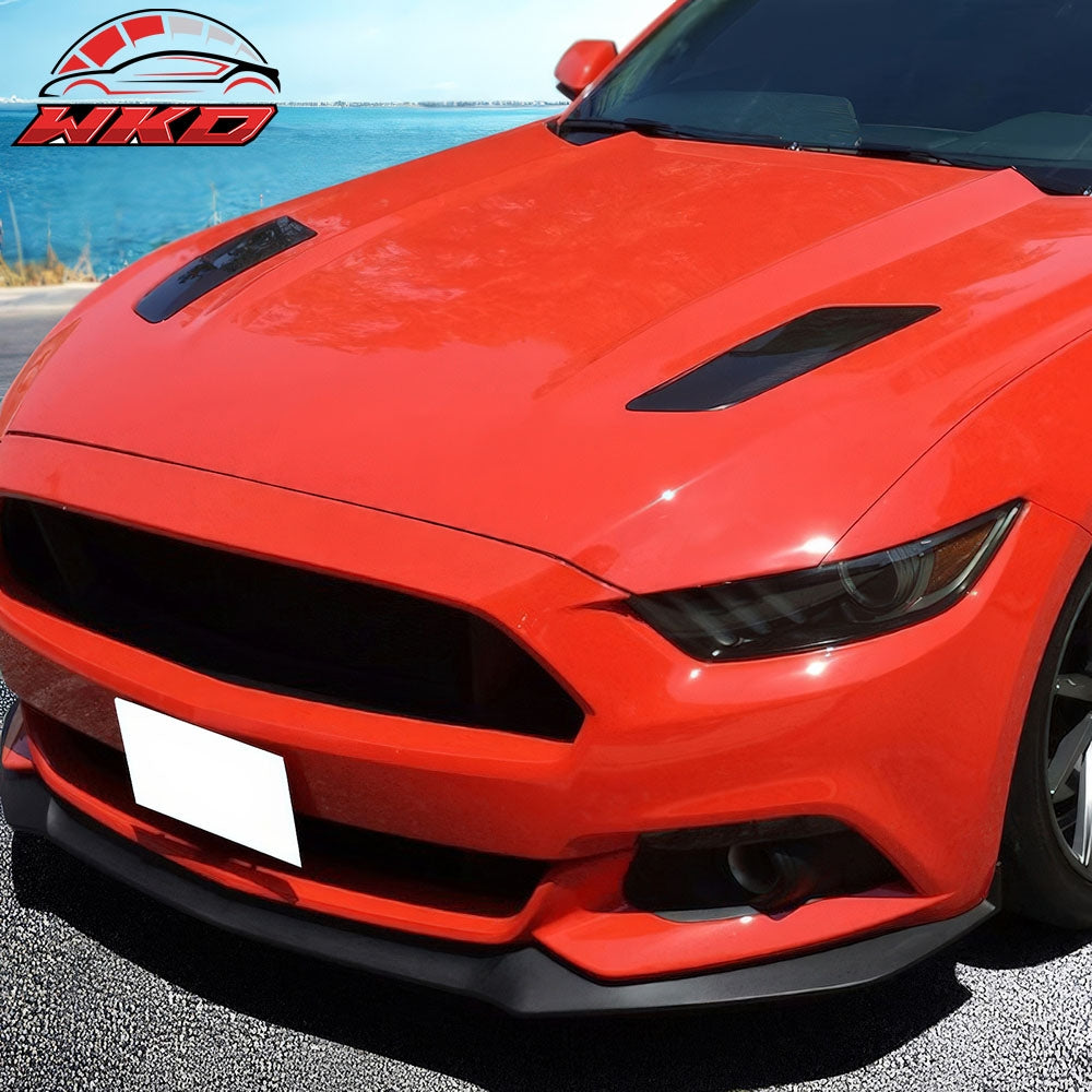 Fits 15-17 Ford Mustang GT OE Style Front Hood Vent - PP Polypropylene