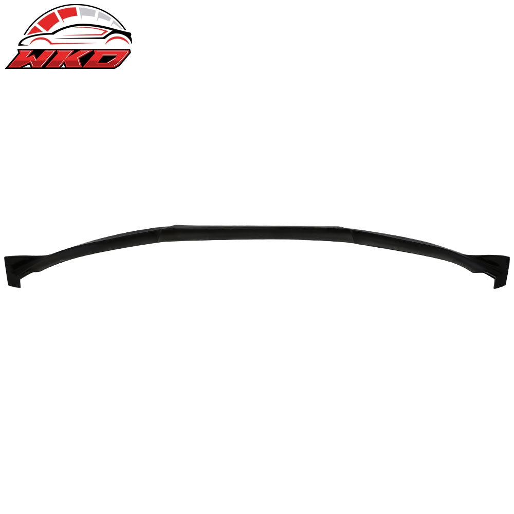 Fit 16-18 Honda Civic CS Style Front Bumper Lip PU Painted #NH731P Crystal Black