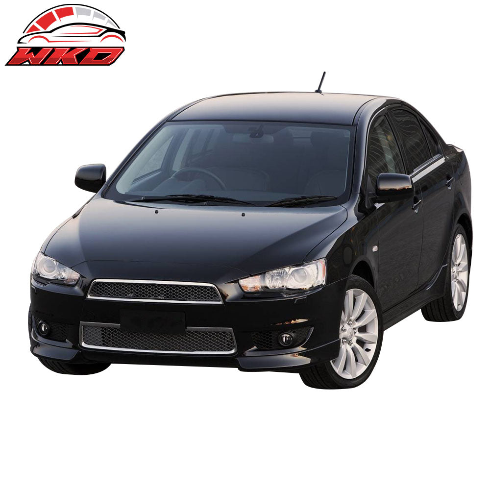 Fits 08-15 Mitsubishi Lancer OE Front Lip Splitter PP #CMH18036 Gray Metallic