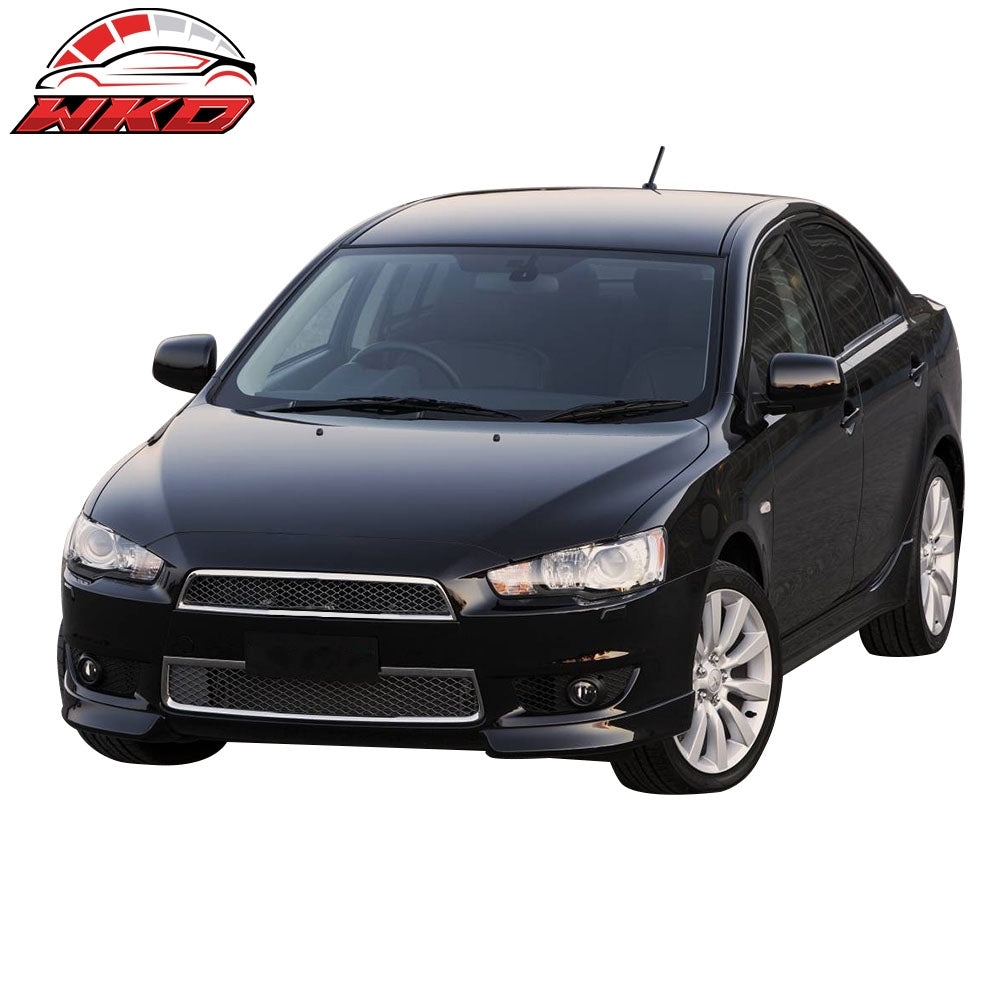 Fits 08-15 Mitsubishi Lancer OE Front Lip Splitter PP #CMH18036 Gray Metallic