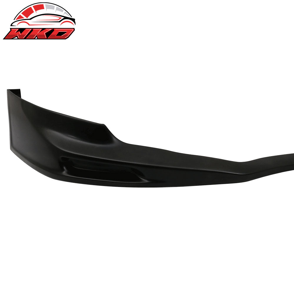 Fits 11-14 Acura TSX Unpainted Black Front Lower Bumper Lip Spoiler Bodykit PU