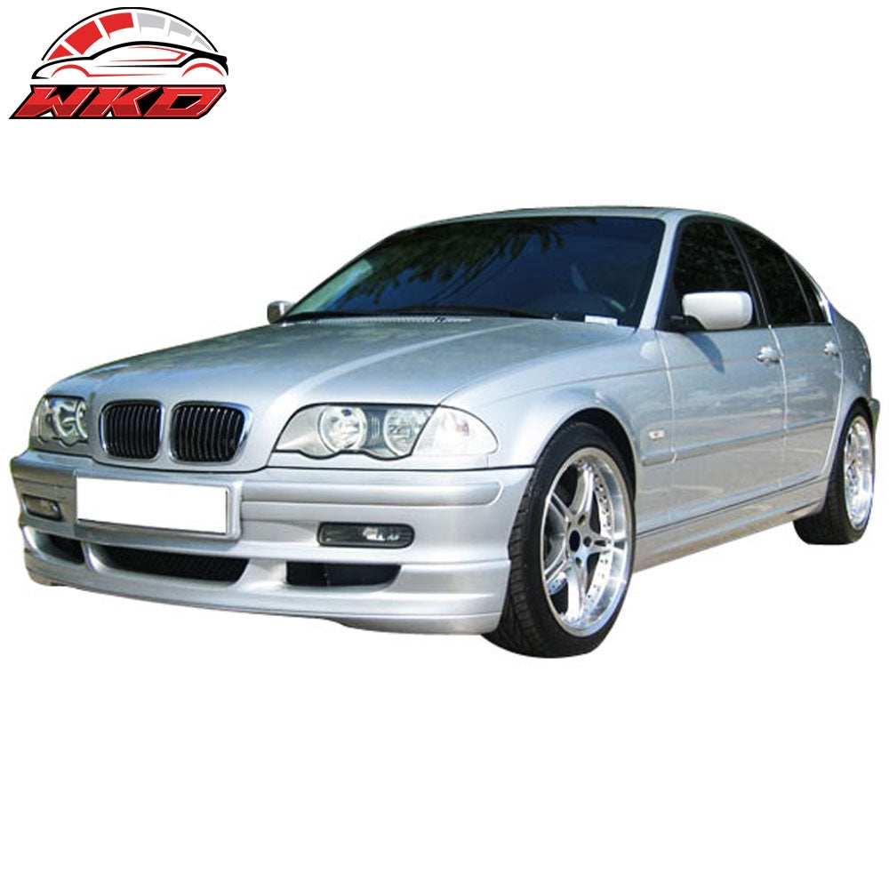 Fits 99-01 BMW E46 3-Series Euro Style Front Bumper Lip Spoiler Chin Splitter PU