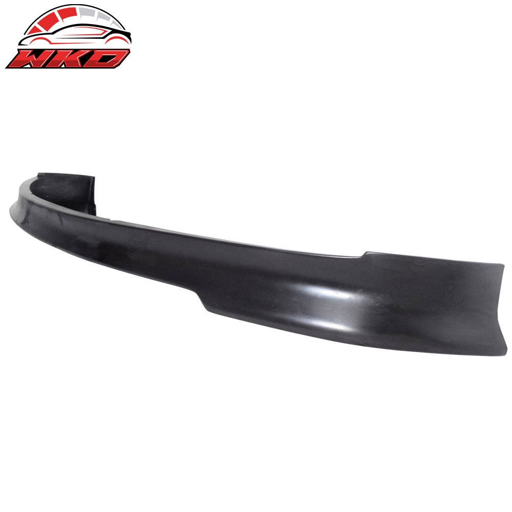 Fits 04-07 BMW E60 5 Series C Style Front Bumper Lip Spoiler Unpainted Black PU