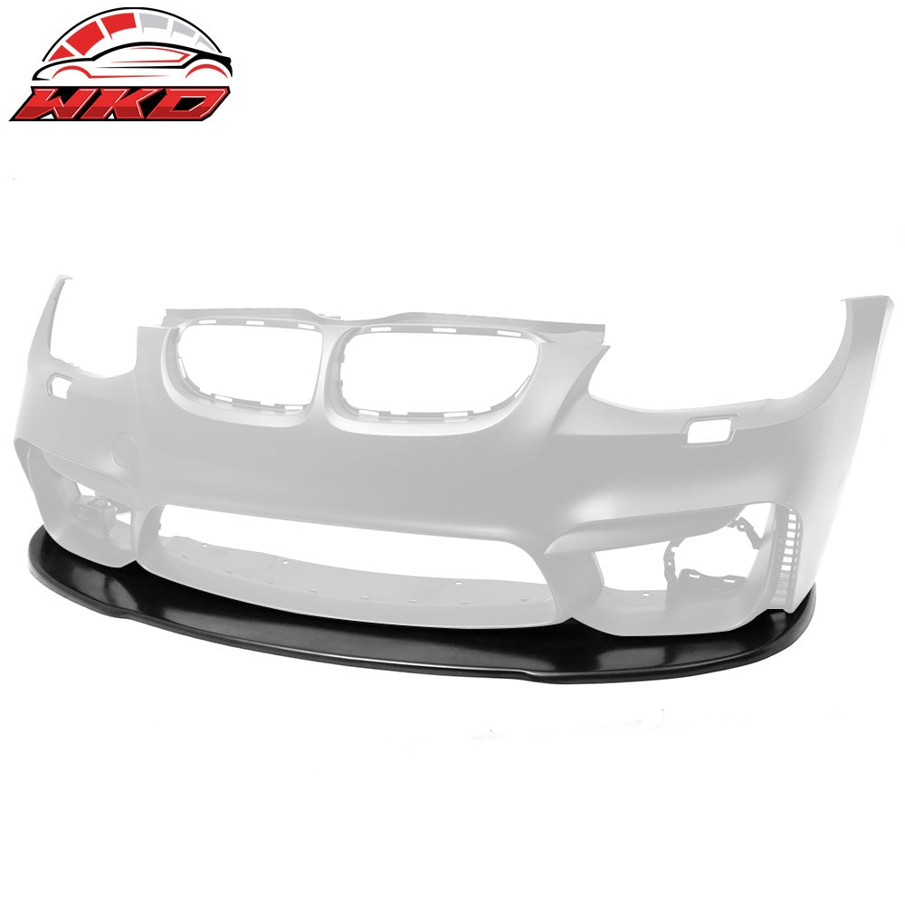 Fits 11-13 BMW E92 LCI Models With M4 Bumper V2 Style Front Bumper Lip - PU