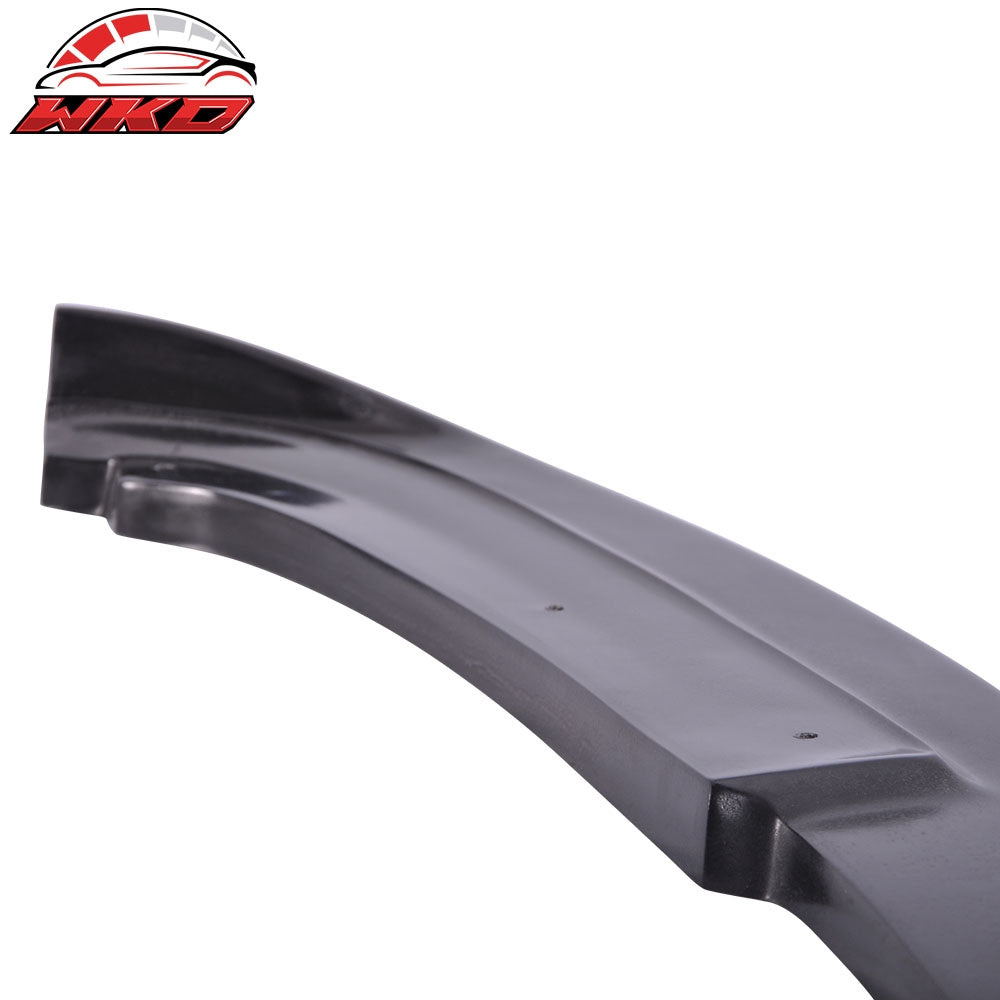 Fits 09-12 BMW E90 LCI 3 Series H Style Front Bumper Lip Spoiler Unpainted PU
