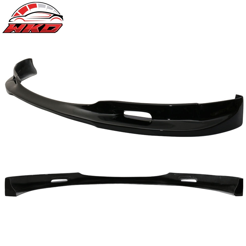 Fits 08-13 BMW E92 E93 M3 Euro 3D Style Front Bumper Lip Painted #668 Jet Black