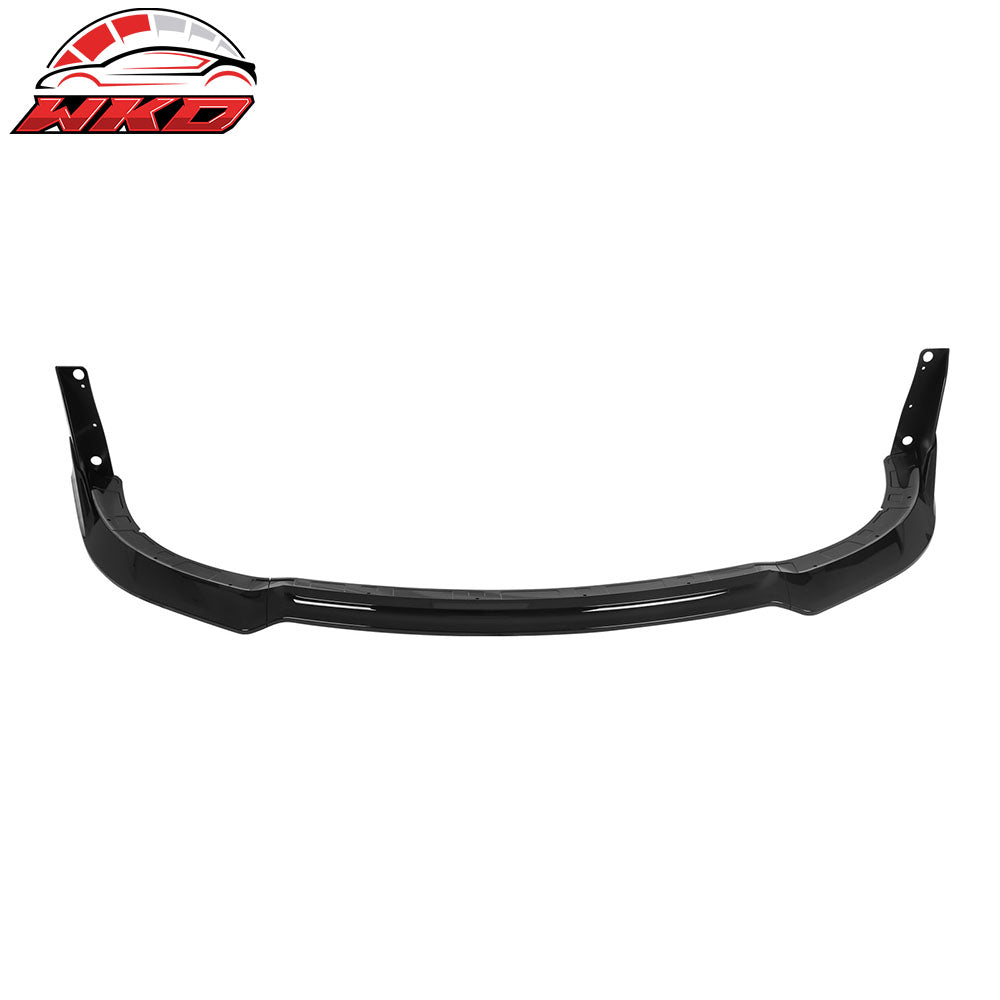 Fits 15-23 Dodge Charger SRT V4 B Style ABS Front Bumper Lip Gloss Black 5PCS