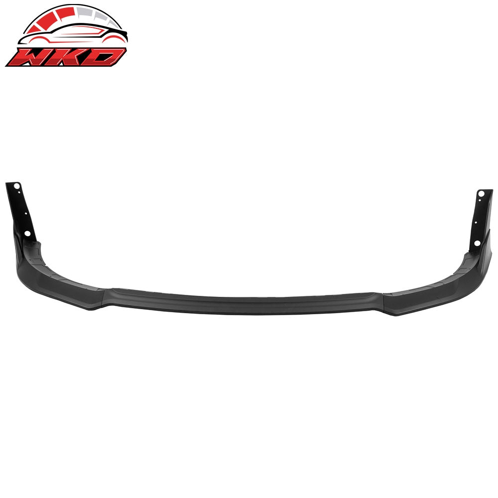 Fits 15-23 Dodge Charger SRT V4 B Style ABS Front Bumper Lip Matte Black 5PCS