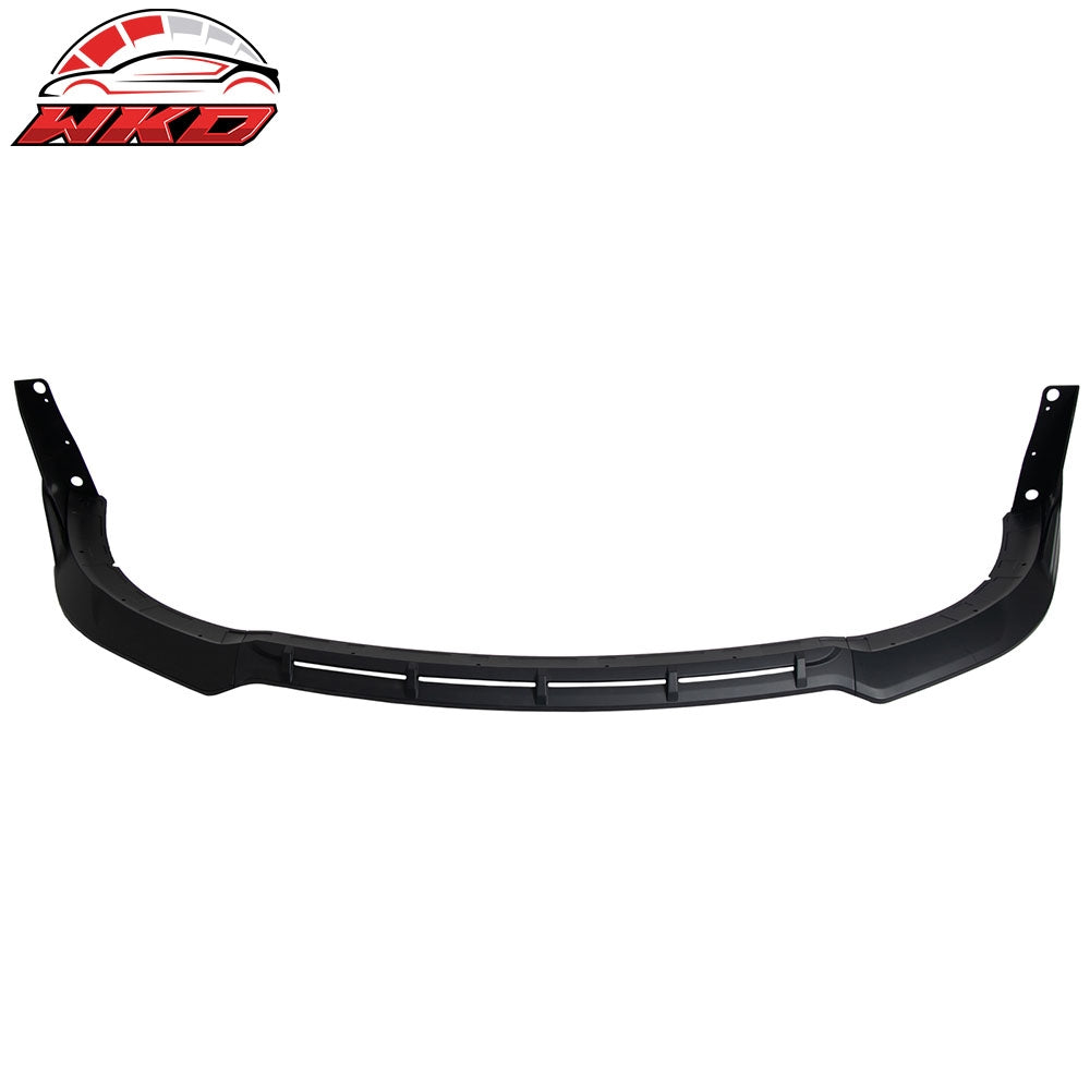 Fits 15-23 Dodge Charger SRT V5 B Style ABS Front Bumper Lip Matte Black 5PCS