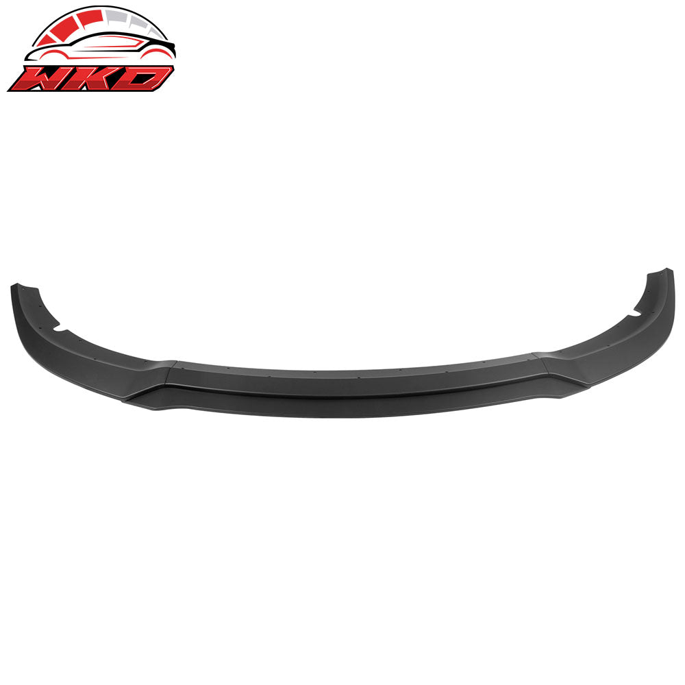 Fits 15-23 Dodge Charger SRT V7 C Style ABS Front Bumper Lip Matte Black 4PCS