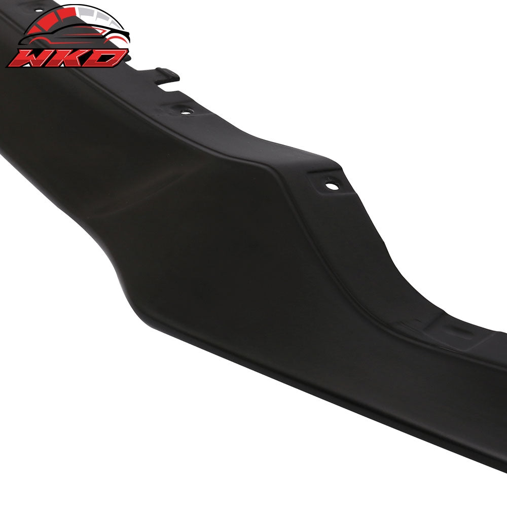 Fits 15-17 Mustang Front Bumper Lip Spoiler Performance Style Unpainted Black PU