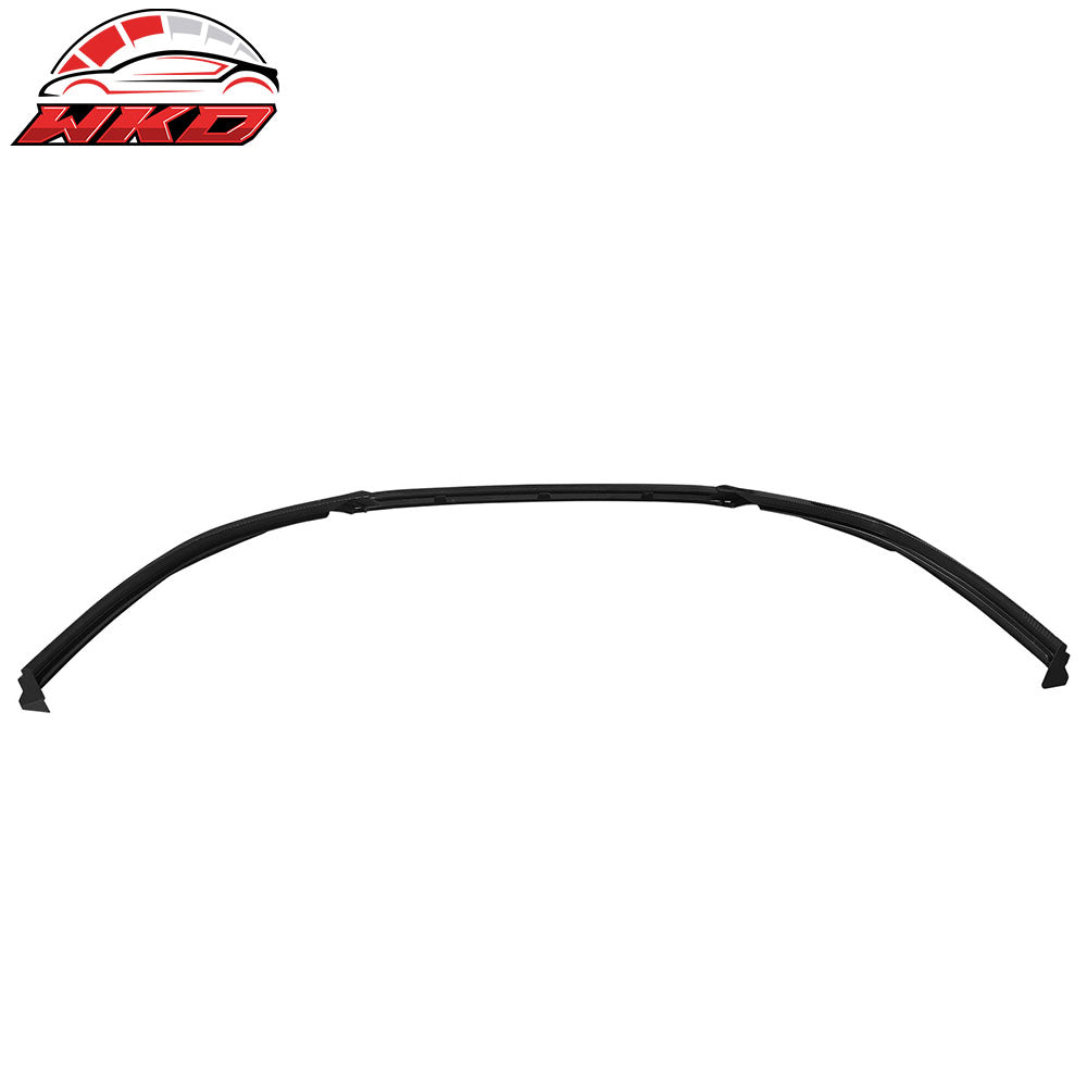 Fits 23-25 Honda Accord IK V4 Style Front Bumper Lip Spoiler Carbon Fiber Print