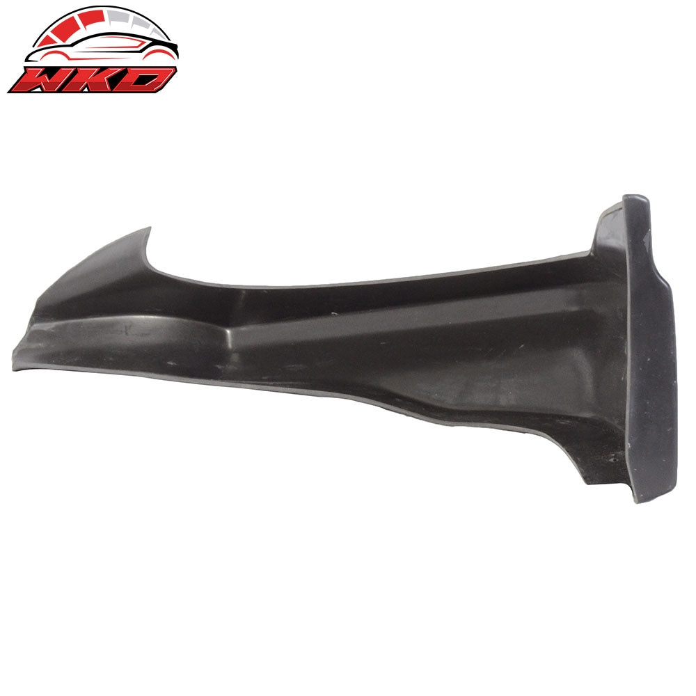 Fits 12-13 Honda Civic Coupe HFP Style Front Bumper Lip Spoiler Side Apron PU