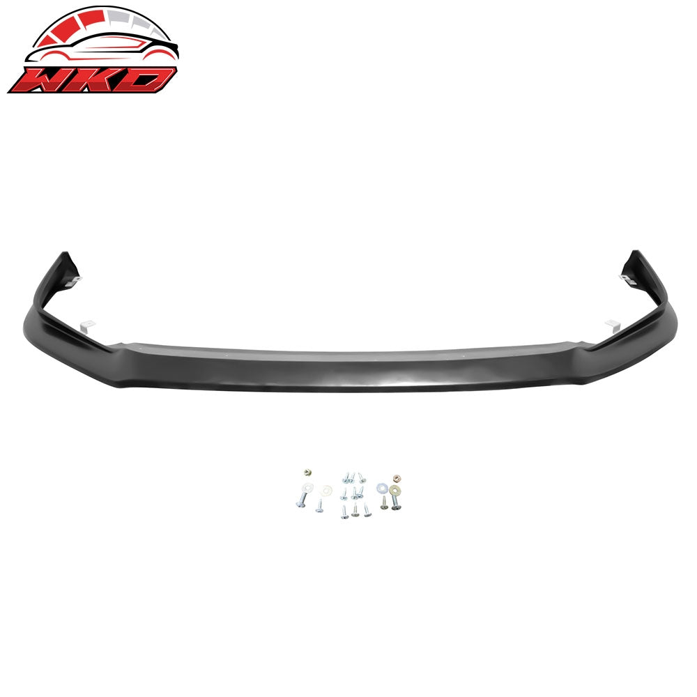 Fits 22-24 Honda Civic 11th Gen IK2 Style Unpainted Front Bumper Lip Spoiler PU