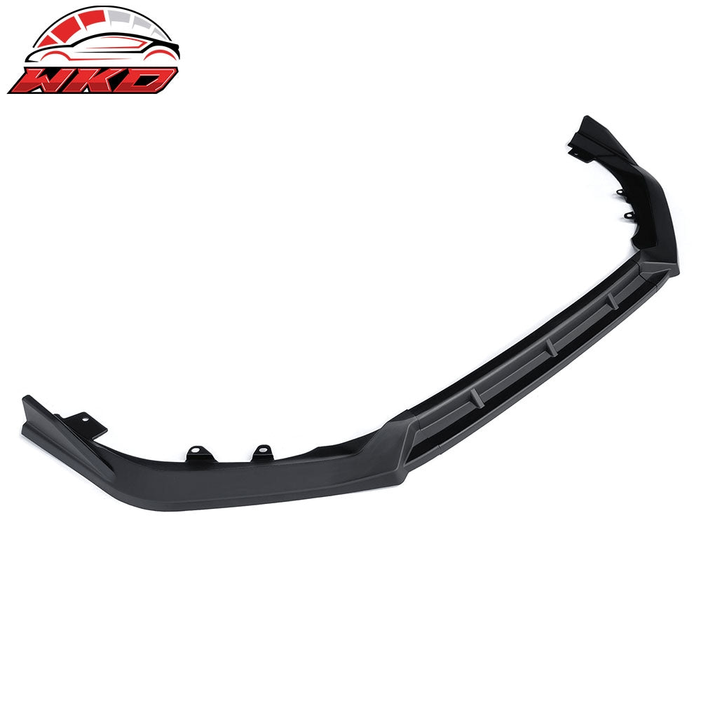 Fits 25-26 Honda Civic IKON Style 3PCS Front Bumper Lip Spoiler Chin Matte Black