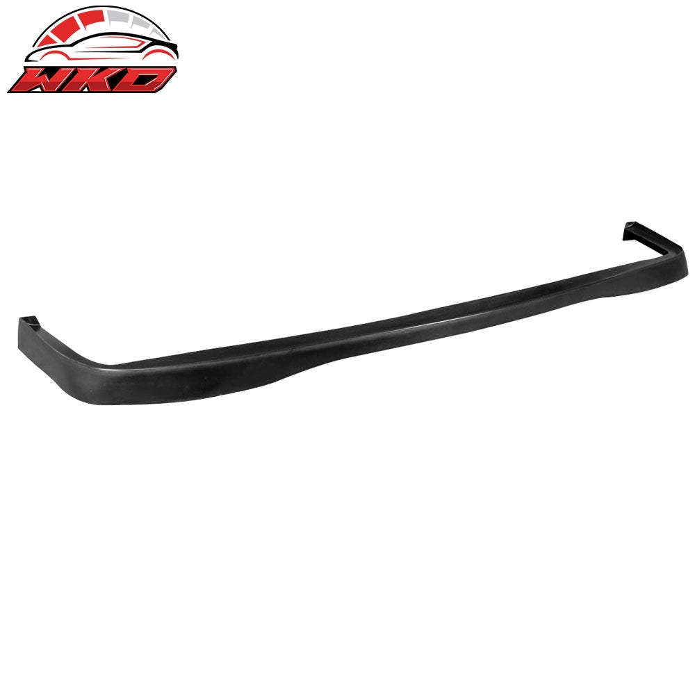 Fits 90-91 Honda Civic 4Dr Sedan JDM Style Front Bumper Lip Unpainted Black PU